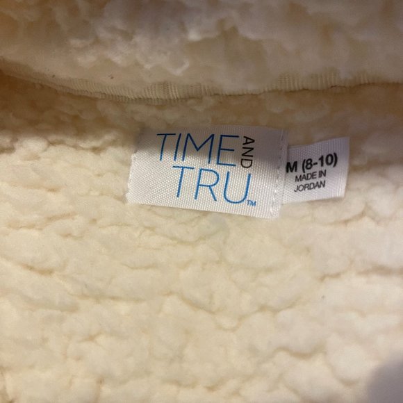 TIME and TRU LONG SLEEVE SHERPA PULLOVER - Picture 4 of 4